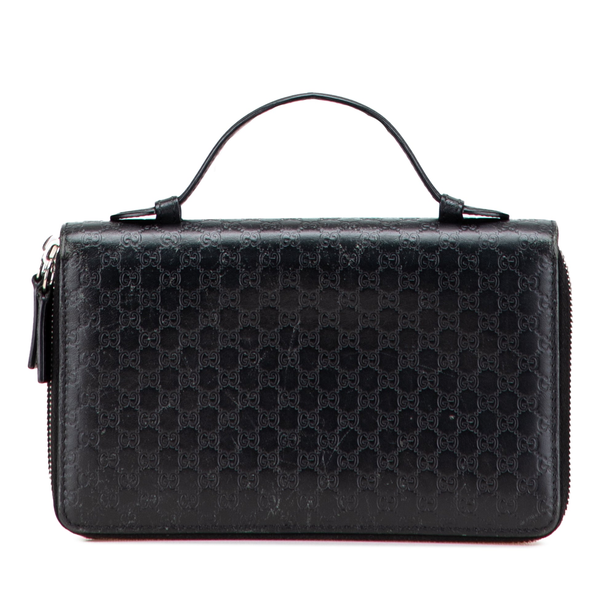 Microguccissima Zip Around Long Wallet