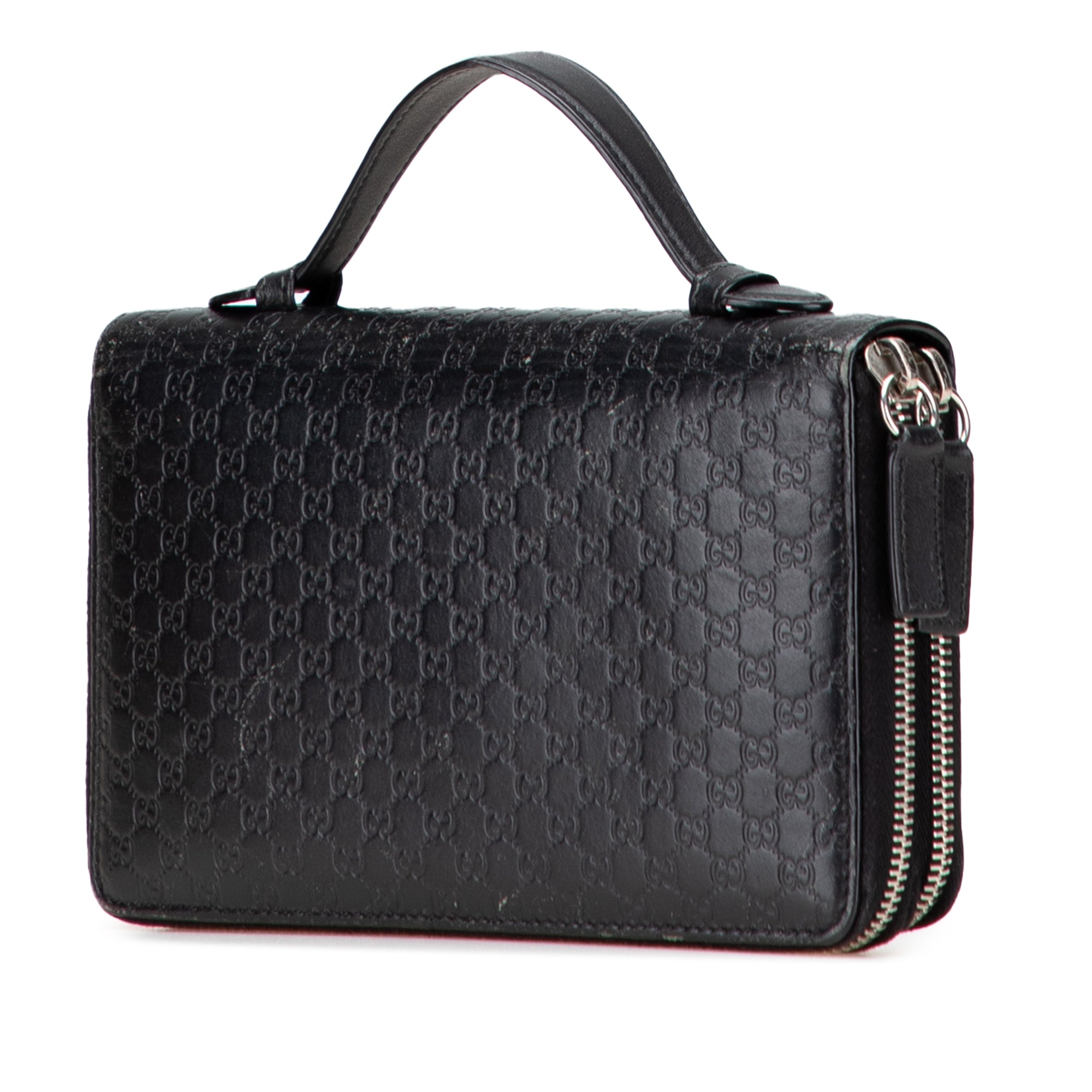 Microguccissima Zip Around Long Wallet