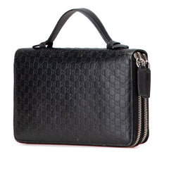 Microguccissima Zip Around Long Wallet