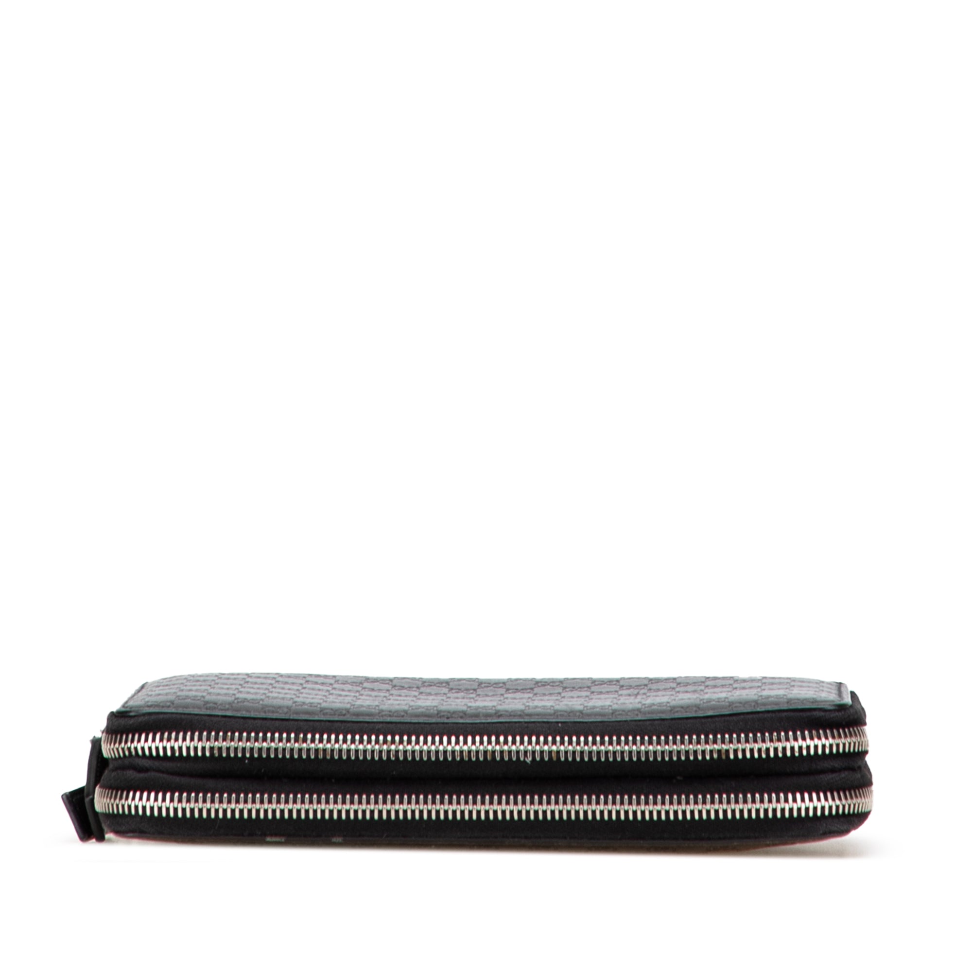 Microguccissima Zip Around Long Wallet