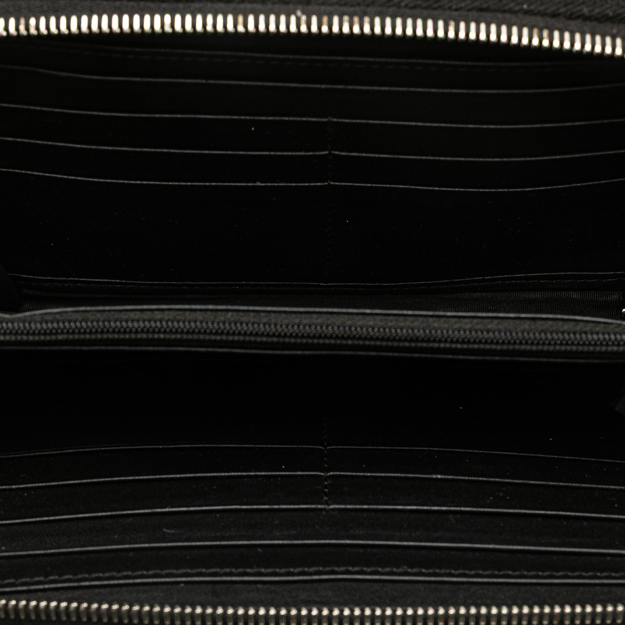 Microguccissima Zip Around Long Wallet