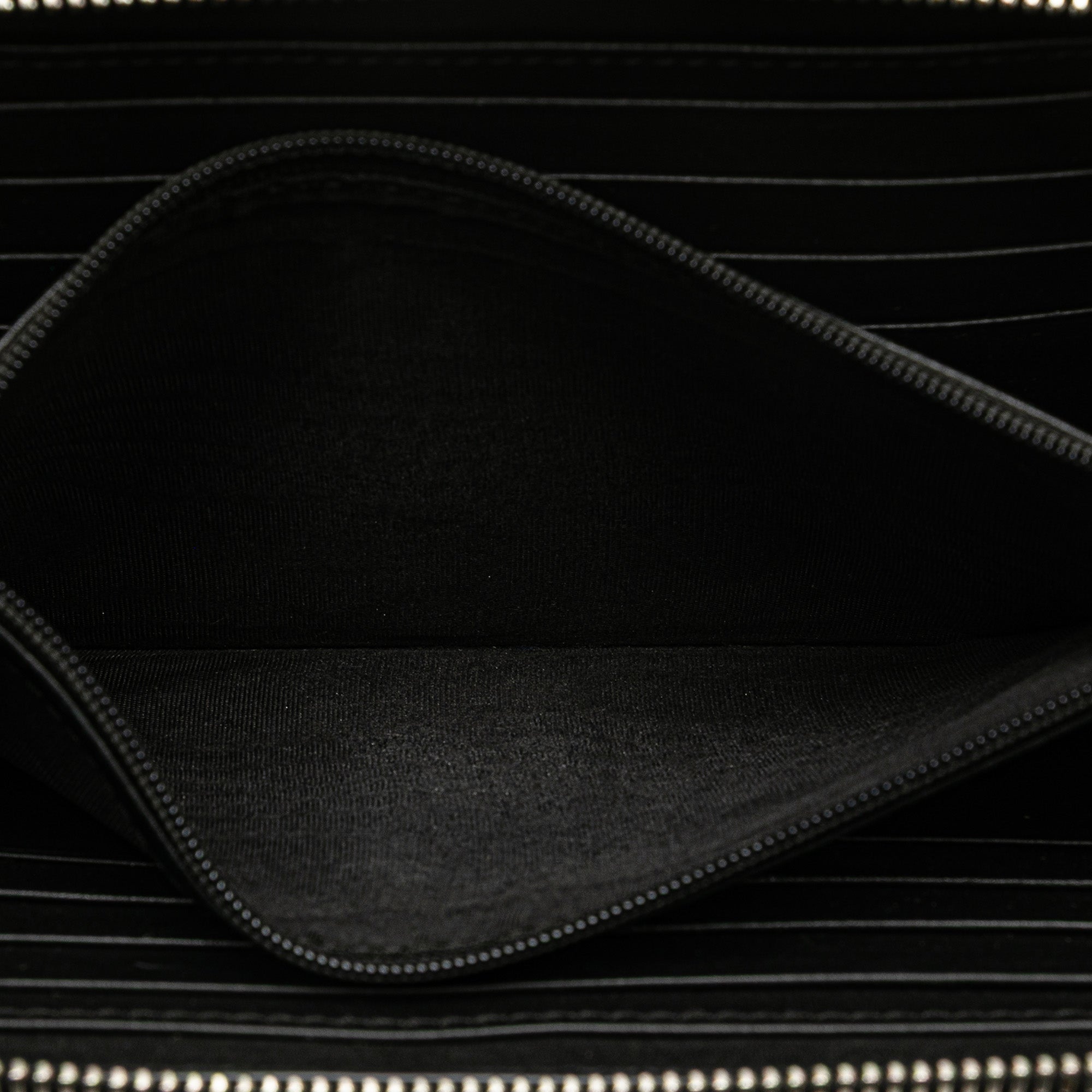 Microguccissima Zip Around Long Wallet