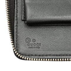 Microguccissima Zip Around Long Wallet