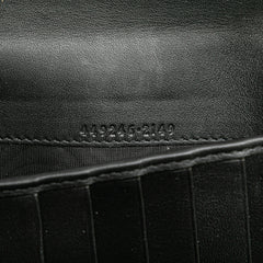 Microguccissima Zip Around Long Wallet