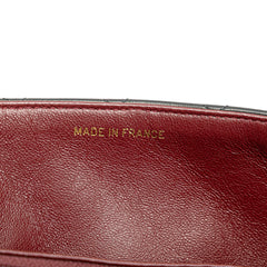 Square Quilted Lambskin Single Flap
