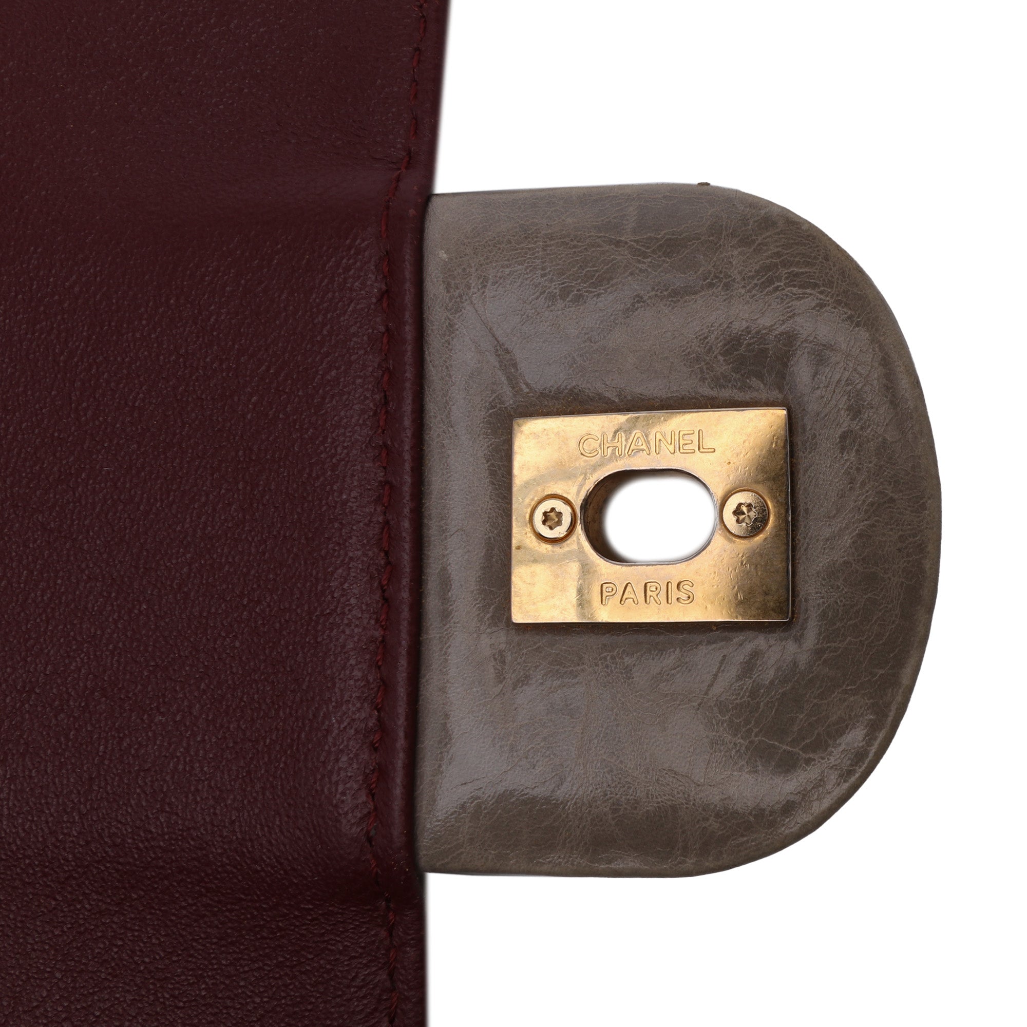 Jumbo CC Quilted Calfskin Straight Flap