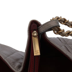 Jumbo CC Quilted Calfskin Straight Flap