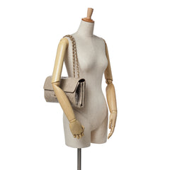 Jumbo CC Quilted Calfskin Straight Flap