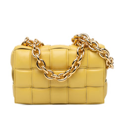 Nappa Intrecciato Padded Chain Cassette Satchel