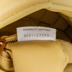 Nappa Intrecciato Padded Chain Cassette Satchel