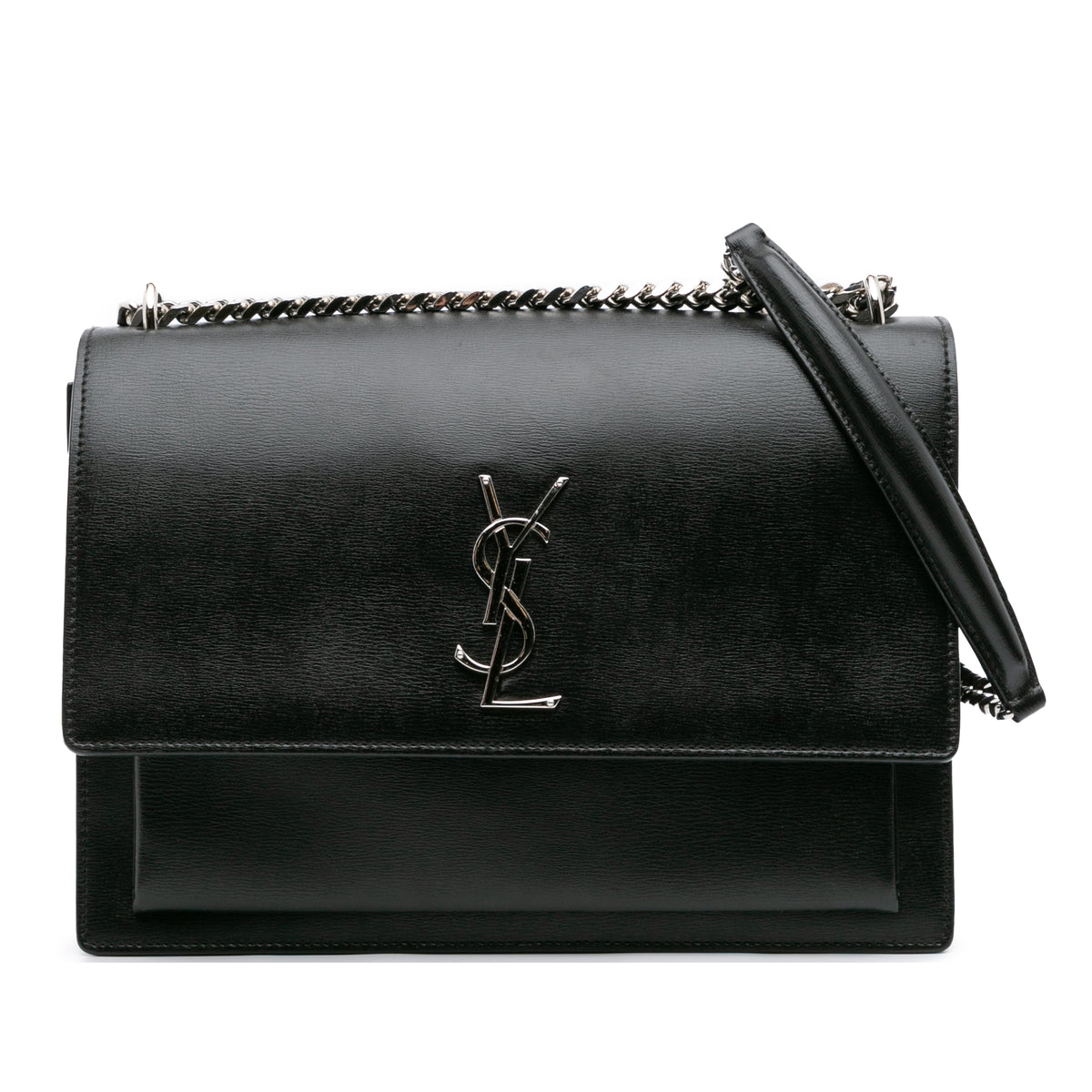 Large Leather Monogram Sunset Crossbody