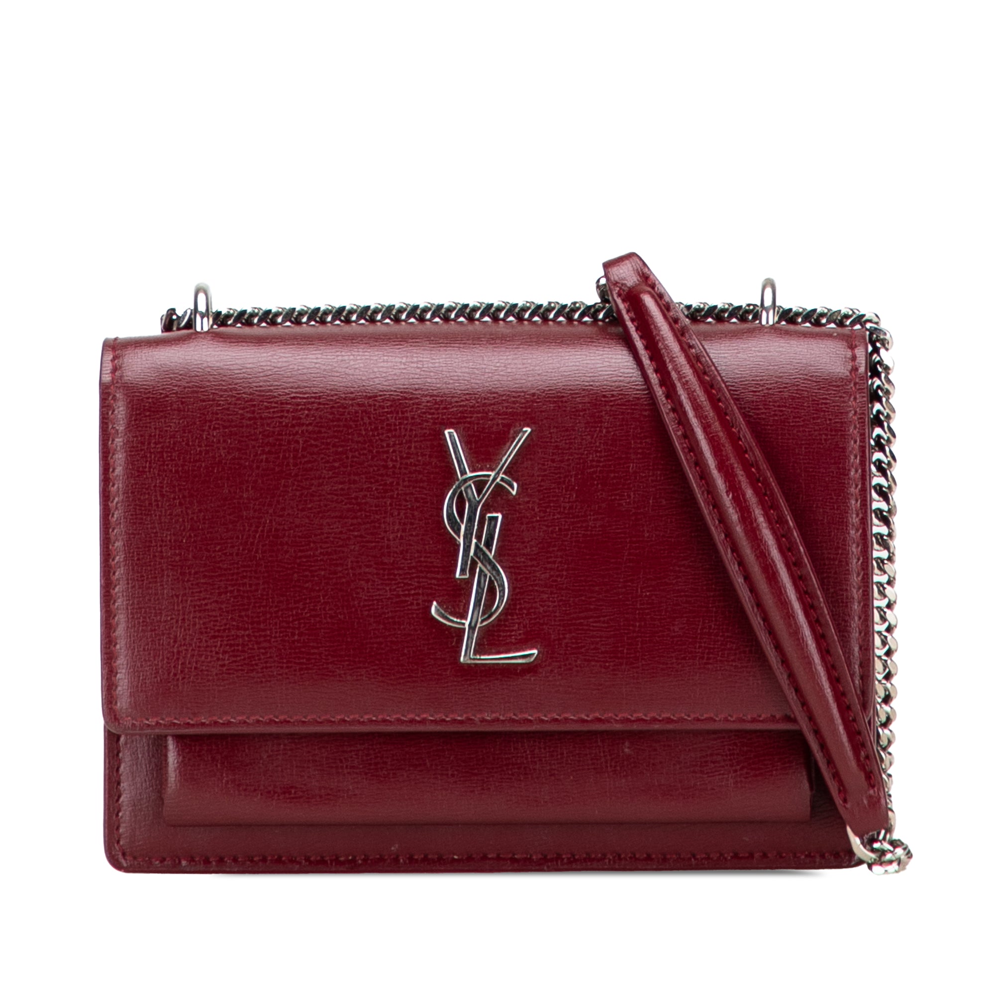 Calfskin Monogram Sunset Chain Wallet