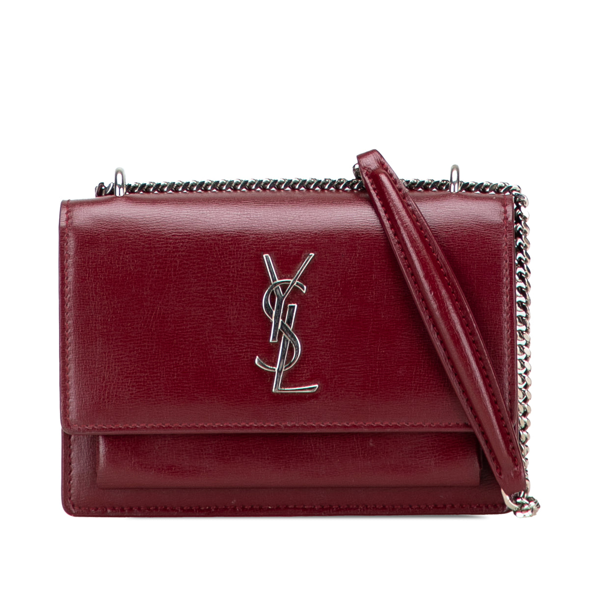 Calfskin Monogram Sunset Chain Wallet