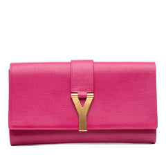 Leather Chyc Ligne Clutch
