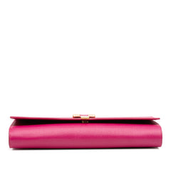 Leather Chyc Ligne Clutch