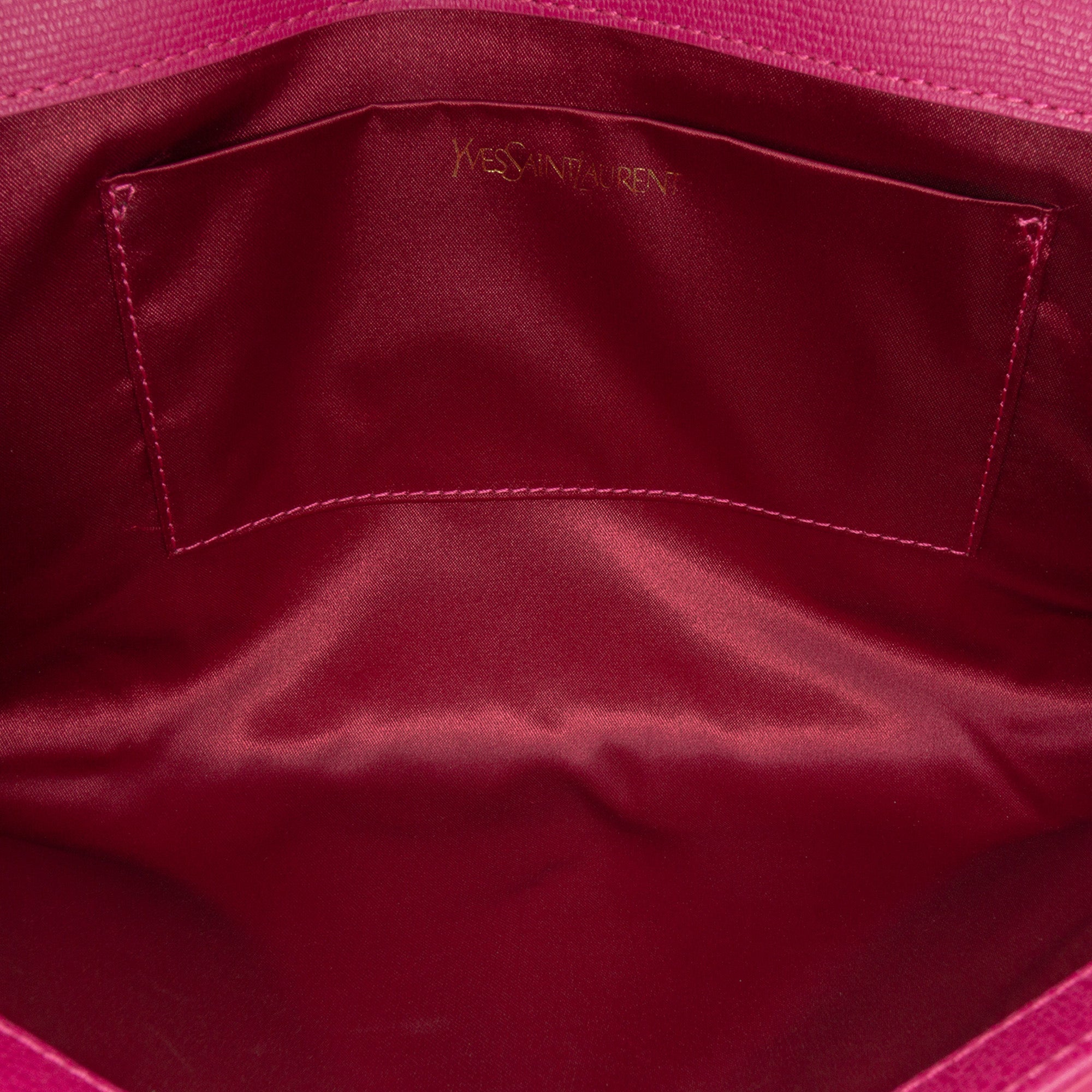 Leather Chyc Ligne Clutch