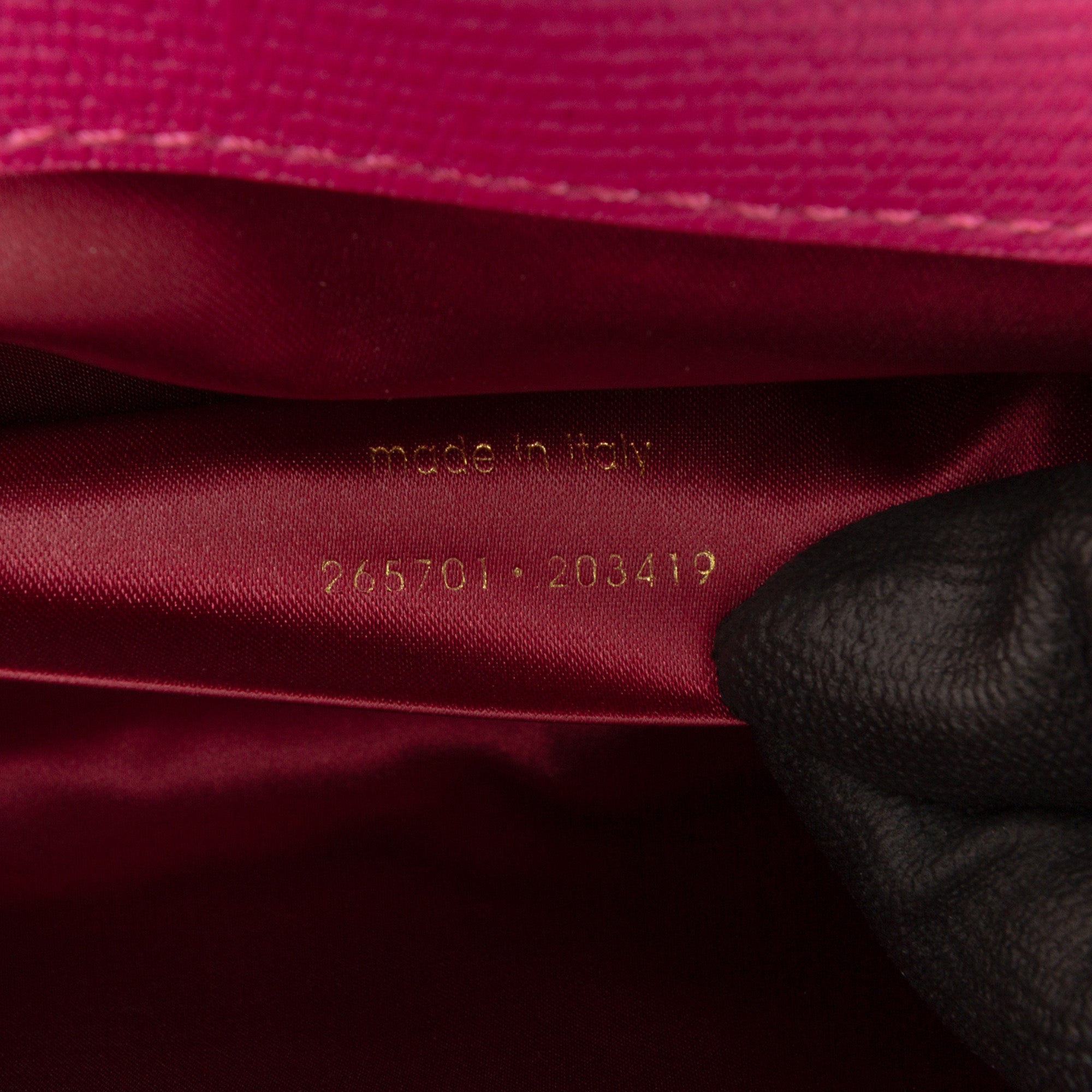 Leather Chyc Ligne Clutch
