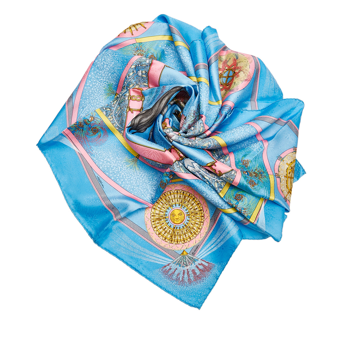 Feux D'Artifice Silk Scarf