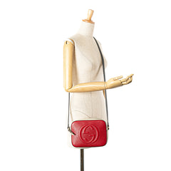 Small Tricolor Leather Soho Disco Crossbody