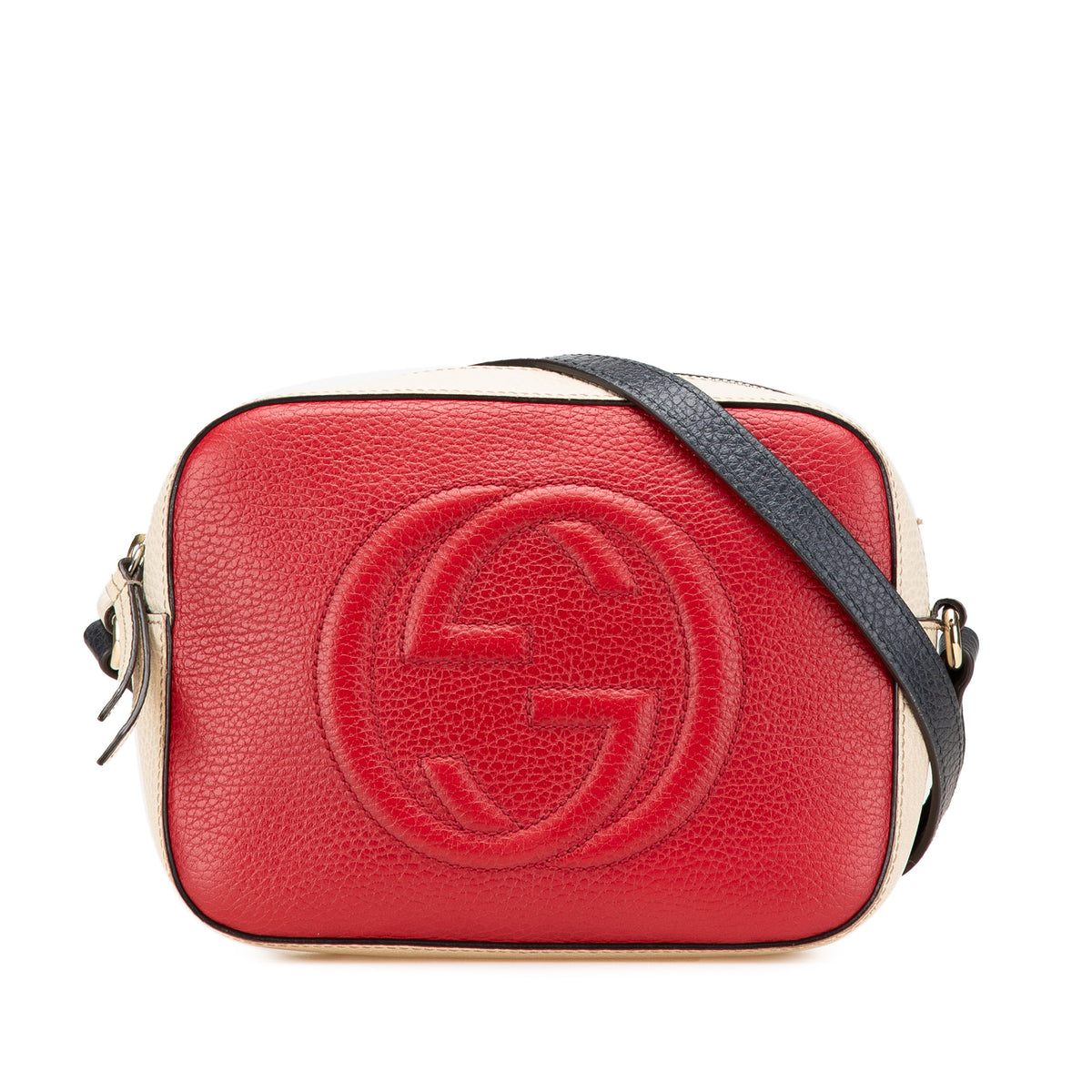 Small Tricolor Leather Soho Disco Crossbody