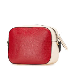 Small Tricolor Leather Soho Disco Crossbody
