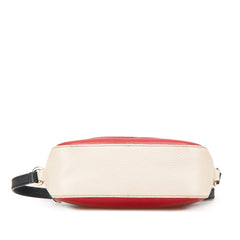 Small Tricolor Leather Soho Disco Crossbody