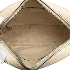 Small Tricolor Leather Soho Disco Crossbody