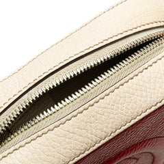 Small Tricolor Leather Soho Disco Crossbody