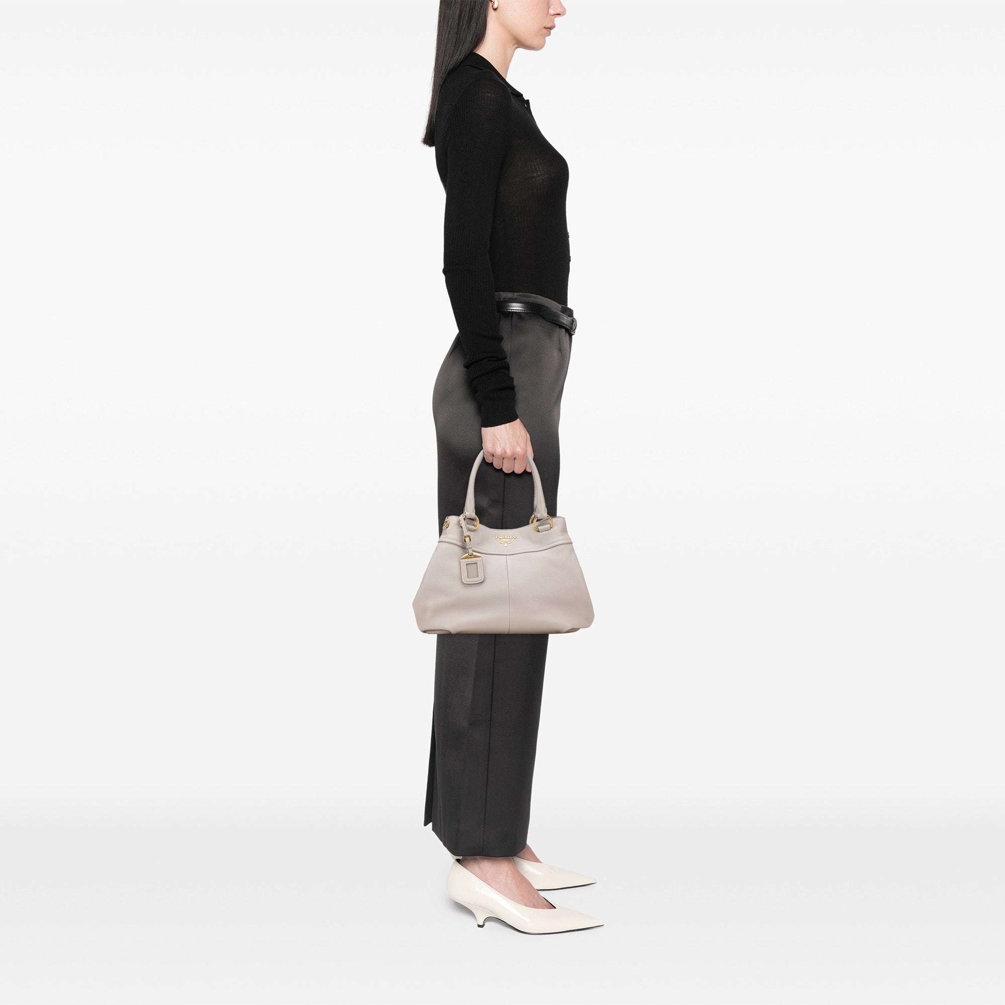 Vitello Daino Open Convertible Tote