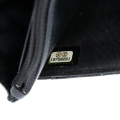 CC Quilted Shiny Aged Calfskin Wallet On Chain