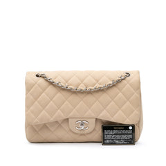 Jumbo Classic Caviar Double Flap