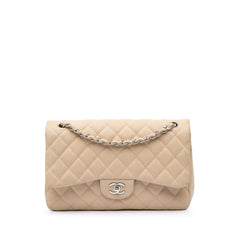 Jumbo Classic Caviar Double Flap