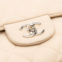 Jumbo Classic Caviar Double Flap