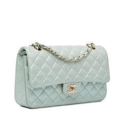 Medium Classic Iridescent Lambskin Double Flap_1