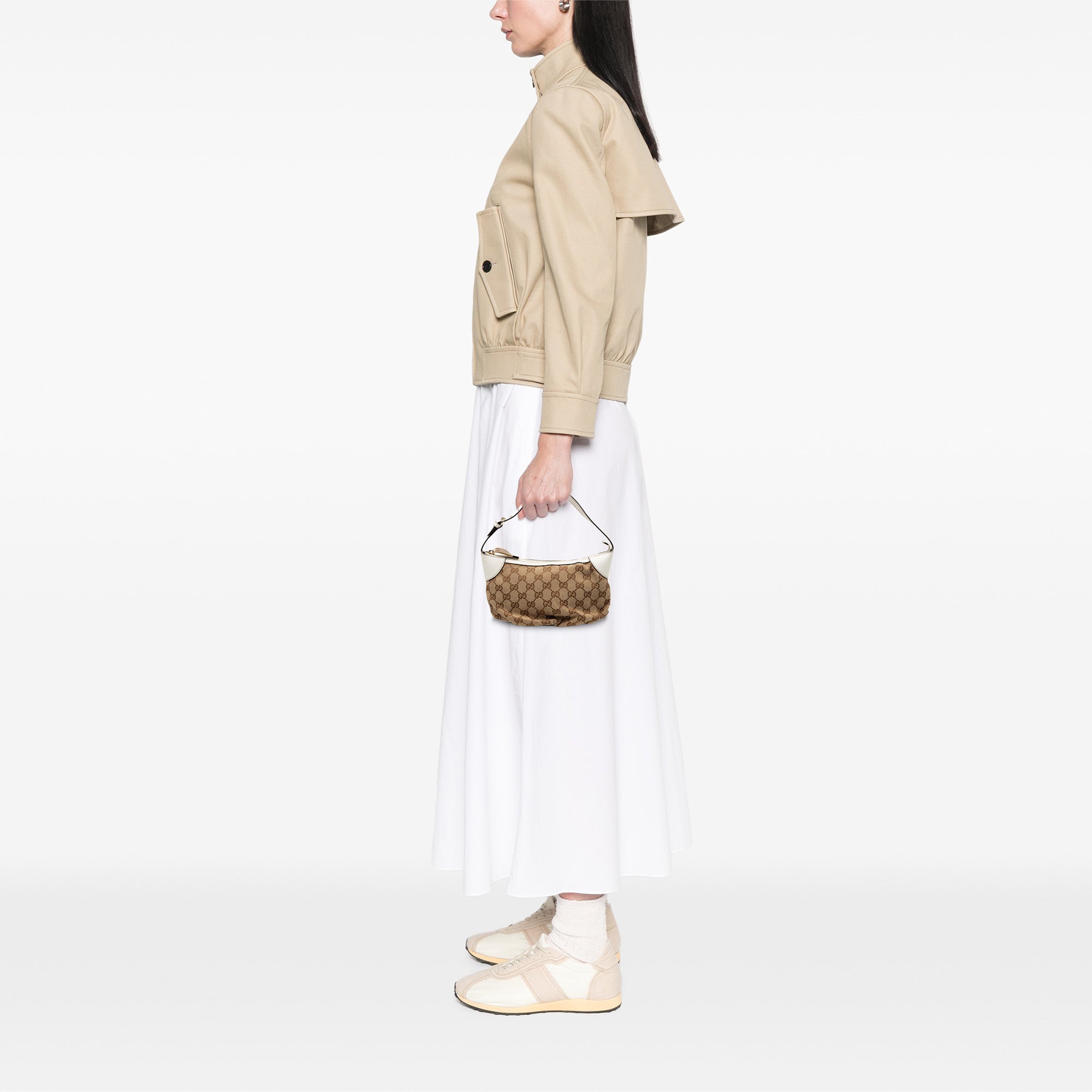 GG Canvas Web Handbag