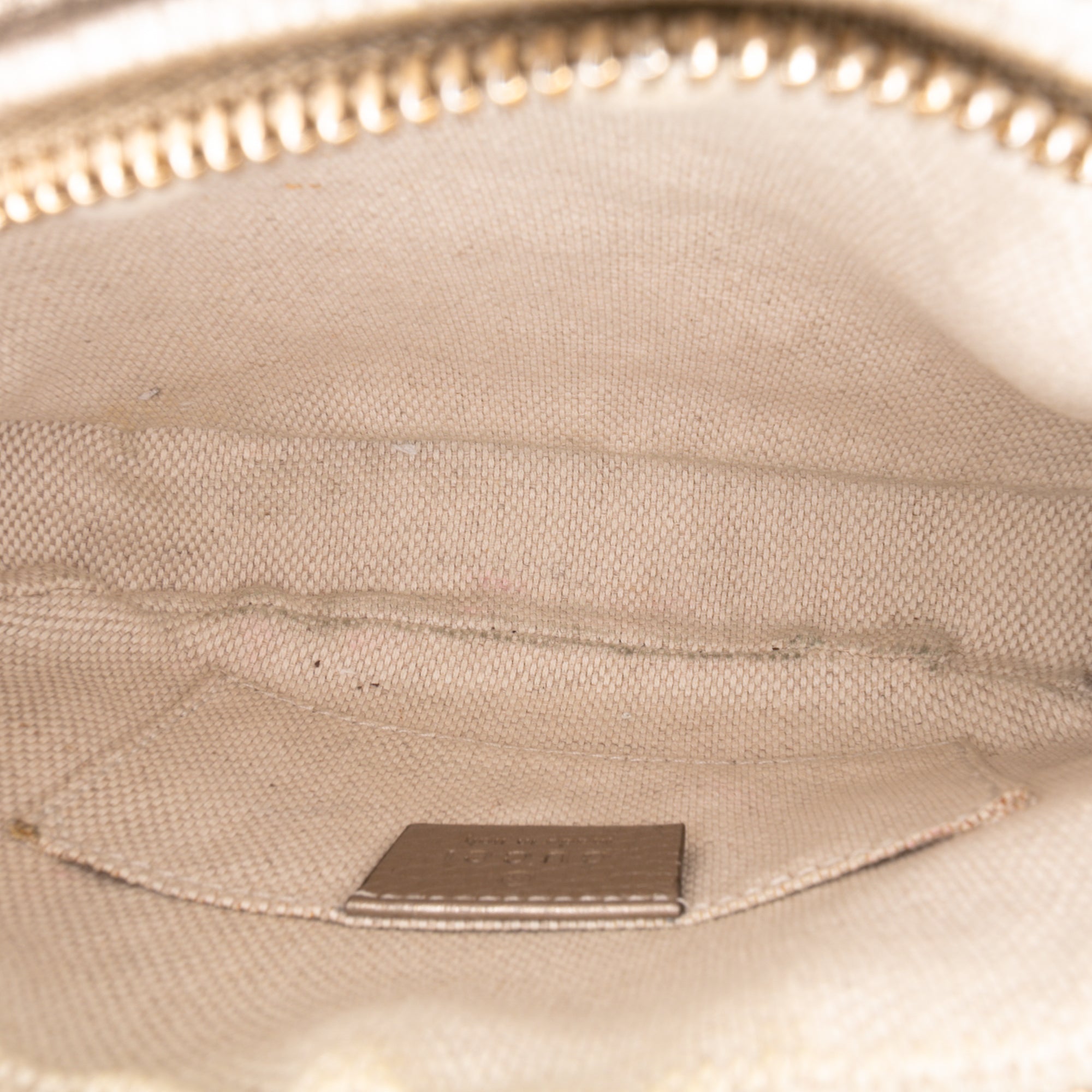 Mini Metallic Pebbled Calfskin Soho Chain Crossbody