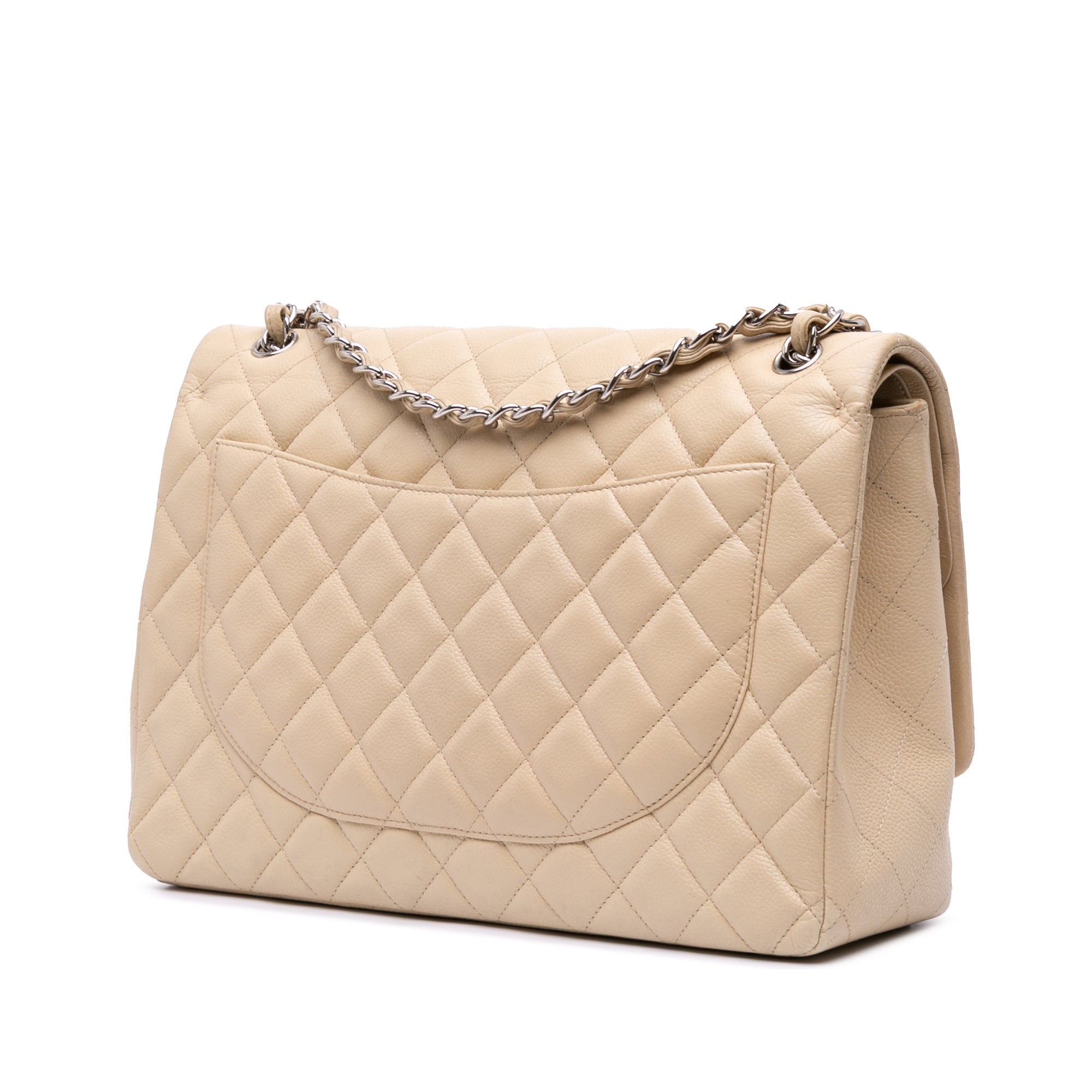 Maxi Classic Caviar Double Flap