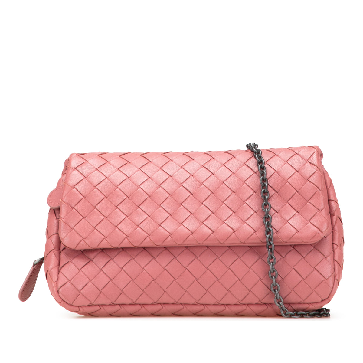 Mini Nappa Intrecciato Expandable Chain Crossbody