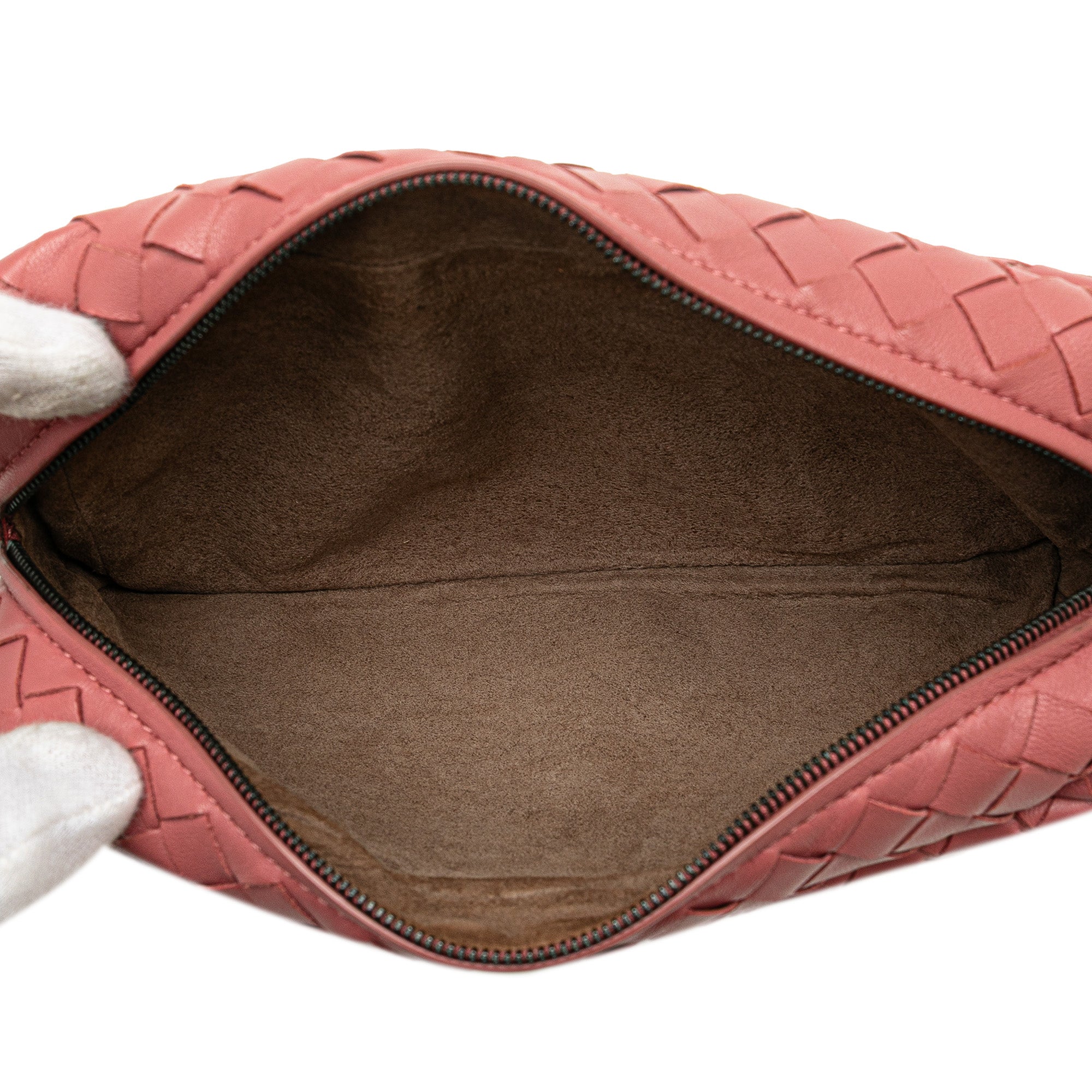 Mini Nappa Intrecciato Expandable Chain Crossbody