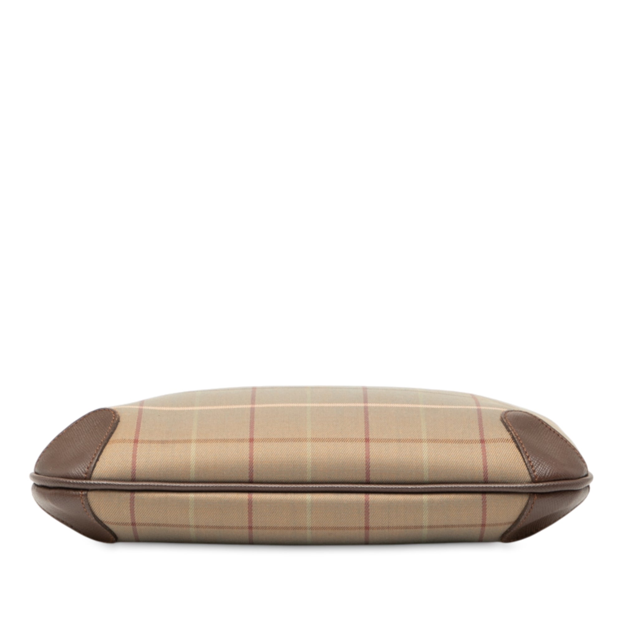 Vintage Check Canvas Clutch