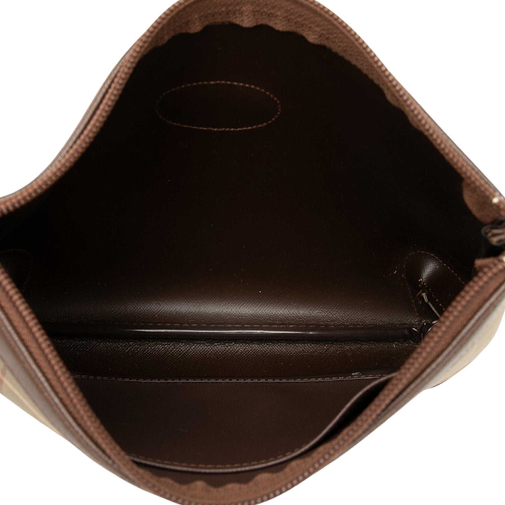 Vintage Check Canvas Clutch