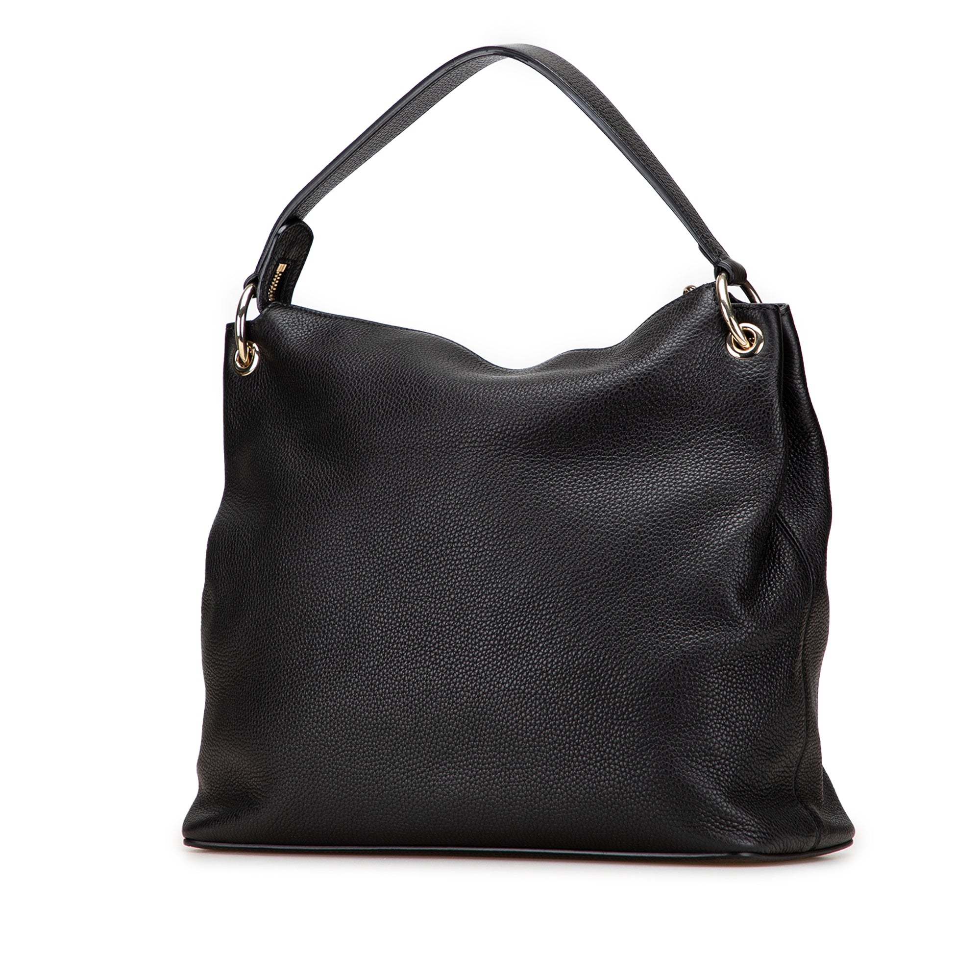 Large Pebbled Calfskin Soho Convertible Hobo