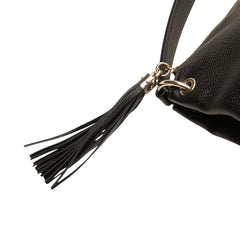 Large Pebbled Calfskin Soho Convertible Hobo
