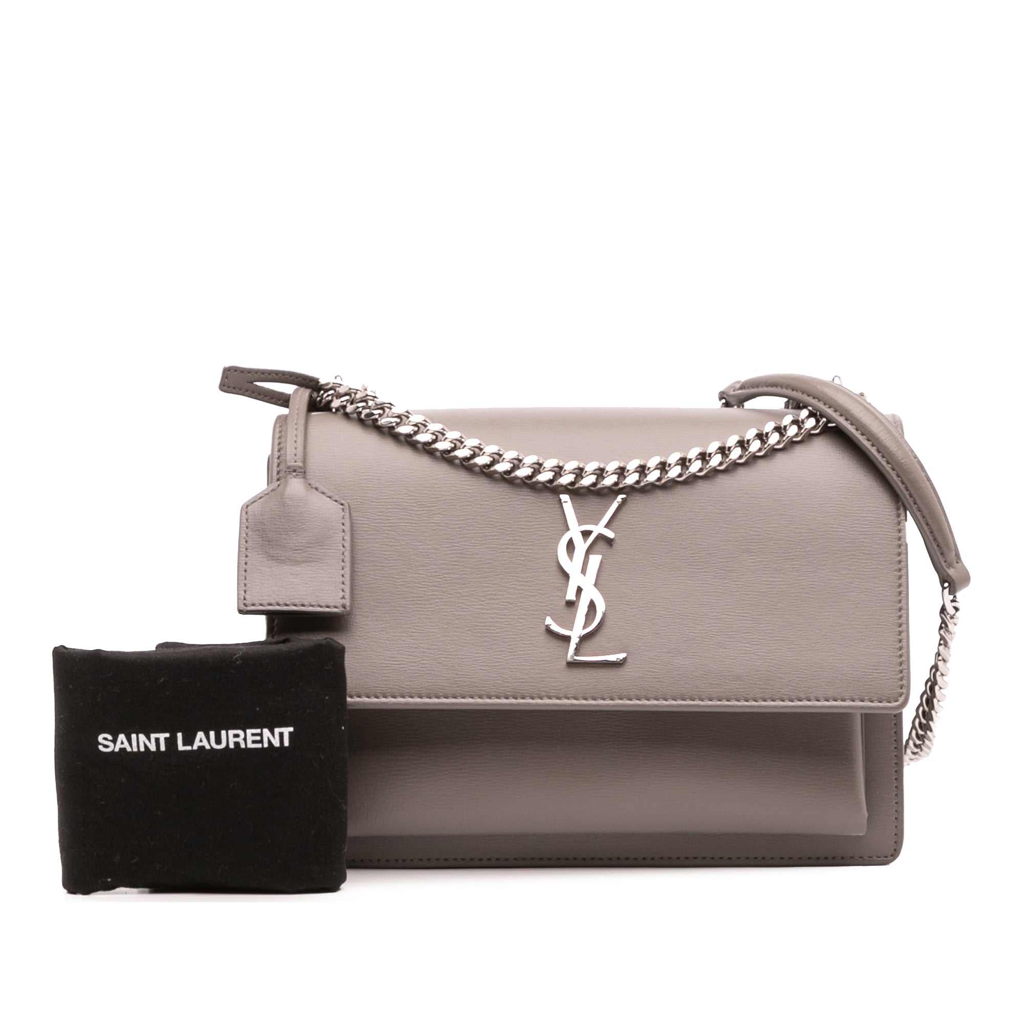 Medium Leather Monogram Sunset Crossbody