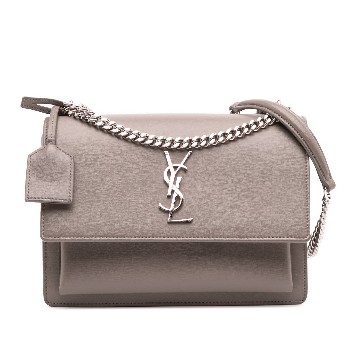 Medium Leather Monogram Sunset Crossbody