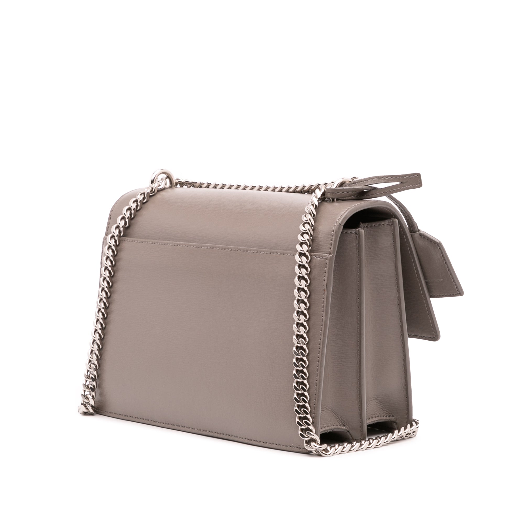 Medium Leather Monogram Sunset Crossbody