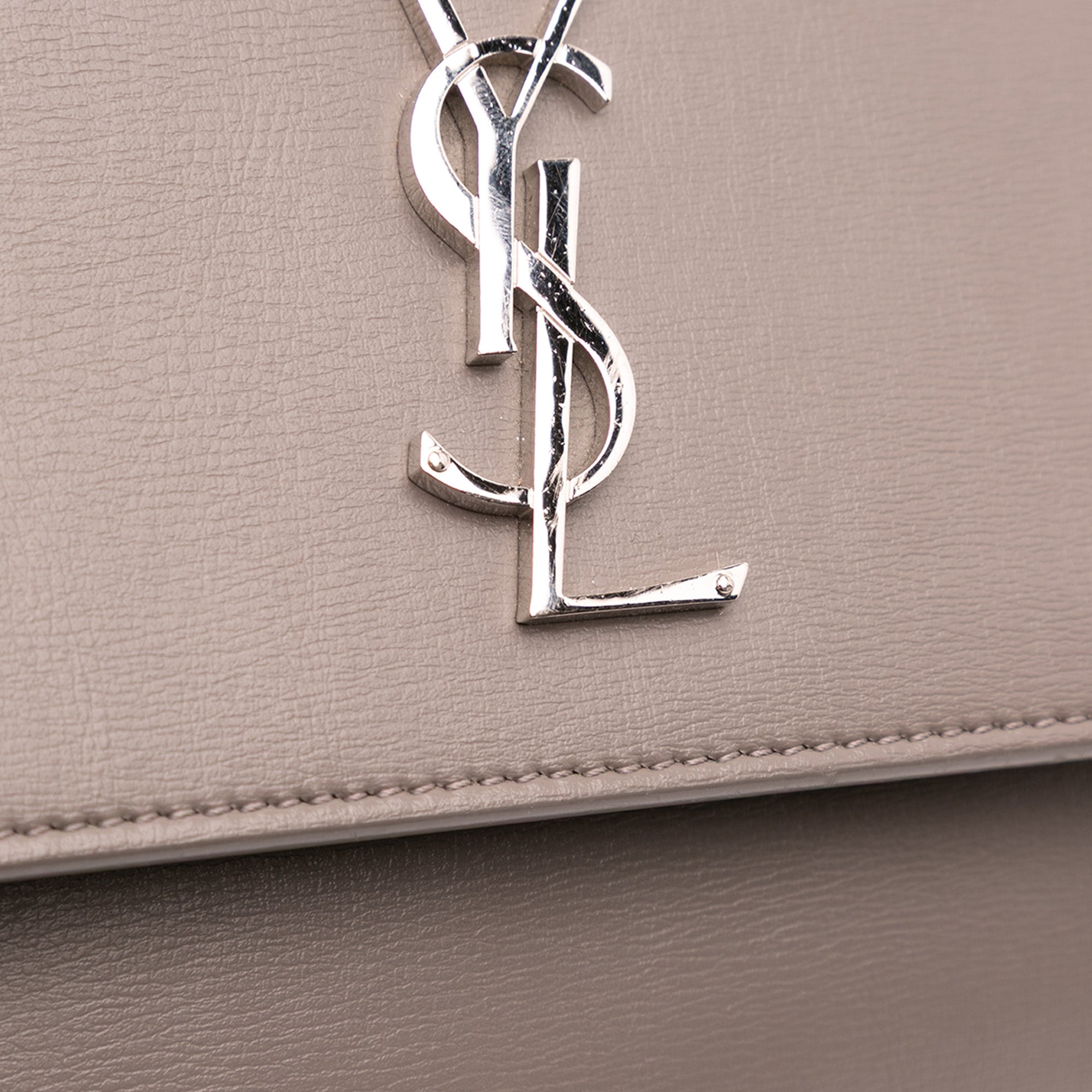 Medium Leather Monogram Sunset Crossbody