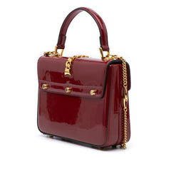 Mini Patent Sylvie 1969 Top Handle Bag