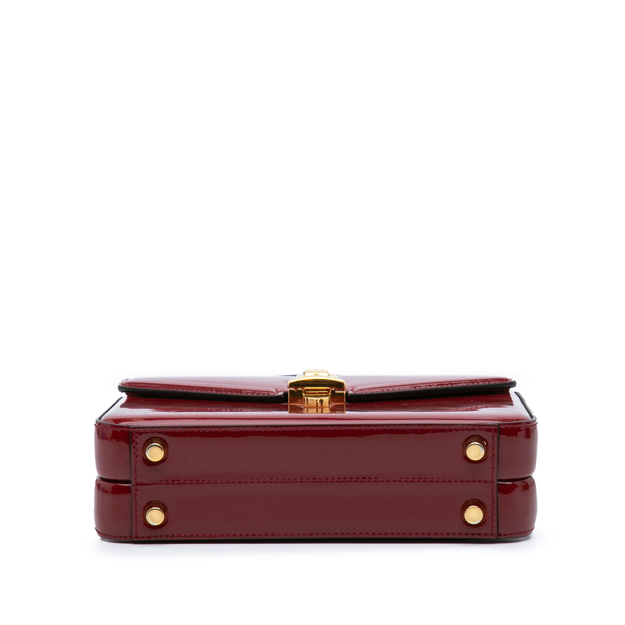 Mini Patent Sylvie 1969 Top Handle Bag