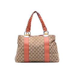 Medium GG Canvas Bamboo Libeccio Tote